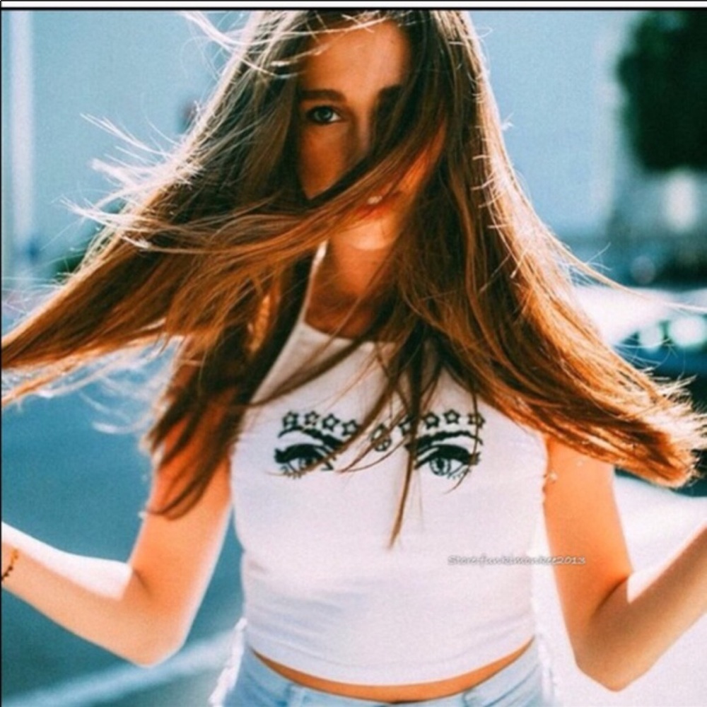 Brandy Melville Starry Eyes Sachi Halter Top